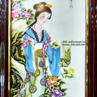 Bộ Tranh Sứ Cầm Kỳ Thi Họa